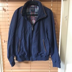 Blue lined Brooks Brothers windbreaker